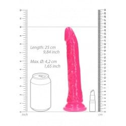 Fallo realistico Slim 25 cm rosa fluo Fallo realistico Slim 25 cm rosa fluo