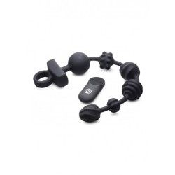 Palline anali vibranti 40 cm nere Palline anali vibranti 40 cm nere