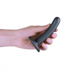 Dildo ventosa liscio punto G 12.5cm Gun Metal Dildo ventosa liscio punto G 12.5cm Gun Metal