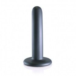 Dildo ventosa liscio punto G 12.5cm Gun Metal Dildo ventosa liscio punto G 12.5cm Gun Metal