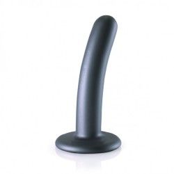 Dildo ventosa liscio punto G 12.5cm Gun Metal Dildo ventosa liscio punto G 12.5cm Gun Metal