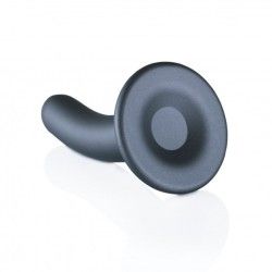 Dildo ventosa liscio punto G 12.5cm Gun Metal Dildo ventosa liscio punto G 12.5cm Gun Metal