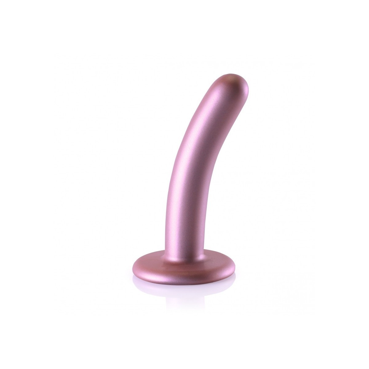 Dildo vaginale con ventosa Smooth G-Spot Dildo 5'' / 12 cm Rose Gold