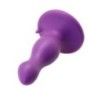 Plug anale con ventosa viola in silicone Plug anale con ventosa viola in silicone
