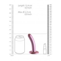 Dildo ventosa liscio punto G 12.5cm Rose Gold Dildo ventosa liscio punto G 12.5cm Rose Gold