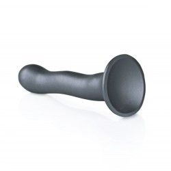 Dildo ventosa curvy punto G 18 cm Gun Metal Dildo ventosa curvy punto G 18 cm Gun Metal
