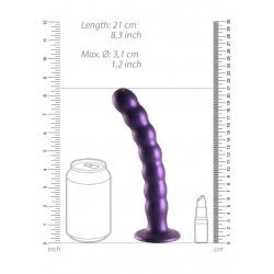 Dildo ventosa sfere punto G 21 cm Purple Dildo ventosa sfere punto G 21 cm Purple