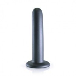 Dildo ventosa liscio punto G 15 cm Gun Metal Dildo ventosa liscio punto G 15 cm Gun Metal