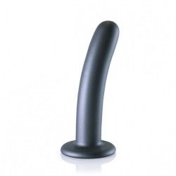 Dildo ventosa liscio punto G 15 cm Gun Metal Dildo ventosa liscio punto G 15 cm Gun Metal