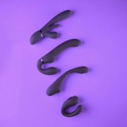 Vibratore Coppia Tripla Azione viola Vibratore Coppia Tripla Azione viola
