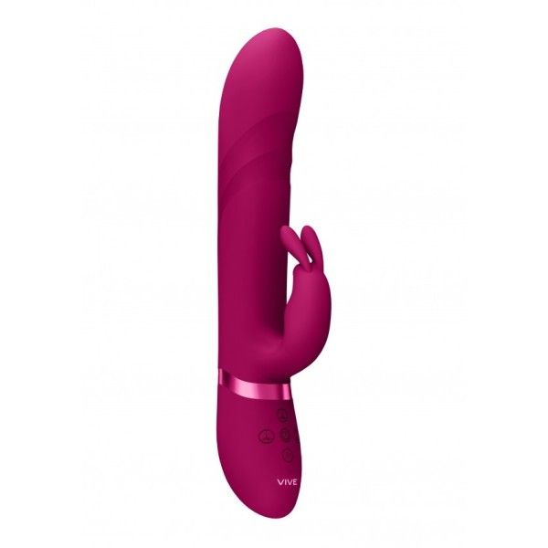 Vibratore rabbit Vibrating Rotating fucsia