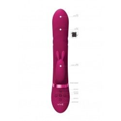 Vibratore rabbit Vibrating Rotating fucsia Vibratore rabbit Vibrating Rotating fucsia