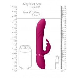Vibratore rabbit Vibrating Rotating fucsia Vibratore rabbit Vibrating Rotating fucsia