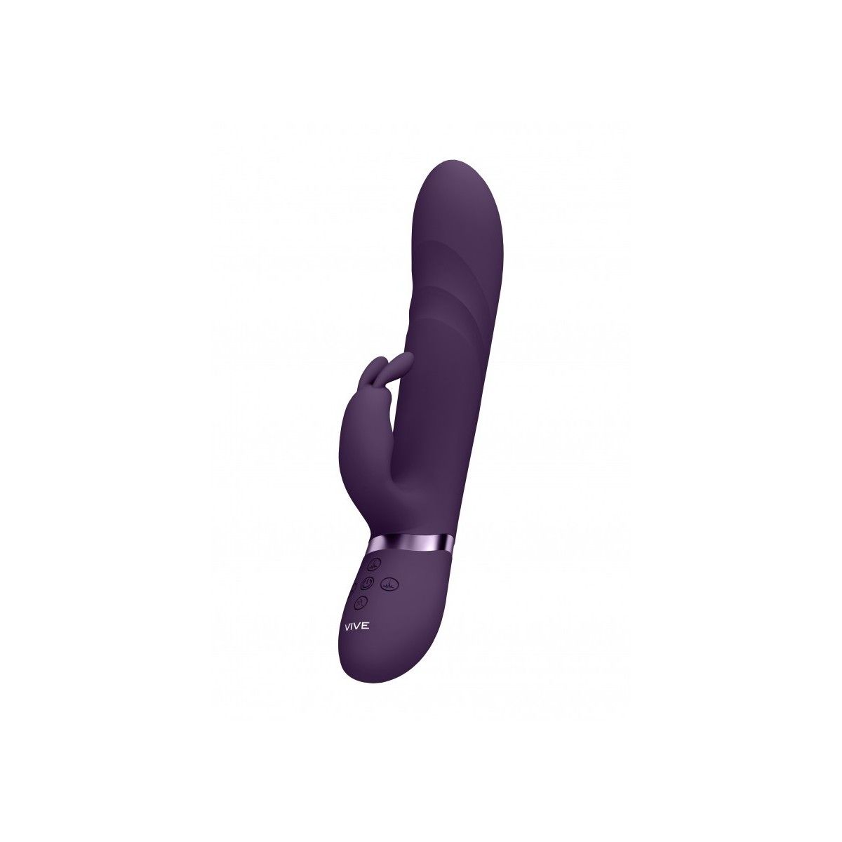 Vibratore vaginale rabbit Vibrating and Rotating Beads, G-Spot Rabbit Purple