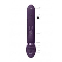 Vibratore rabbit Vibrating Rotating viola Vibratore rabbit Vibrating Rotating viola