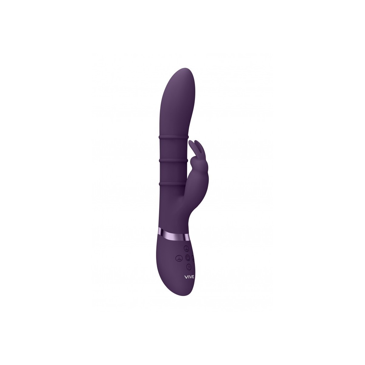 Vibratore vaginale rabbit Stimulating Rings, Vibrating G-Spot Rabbit Purple