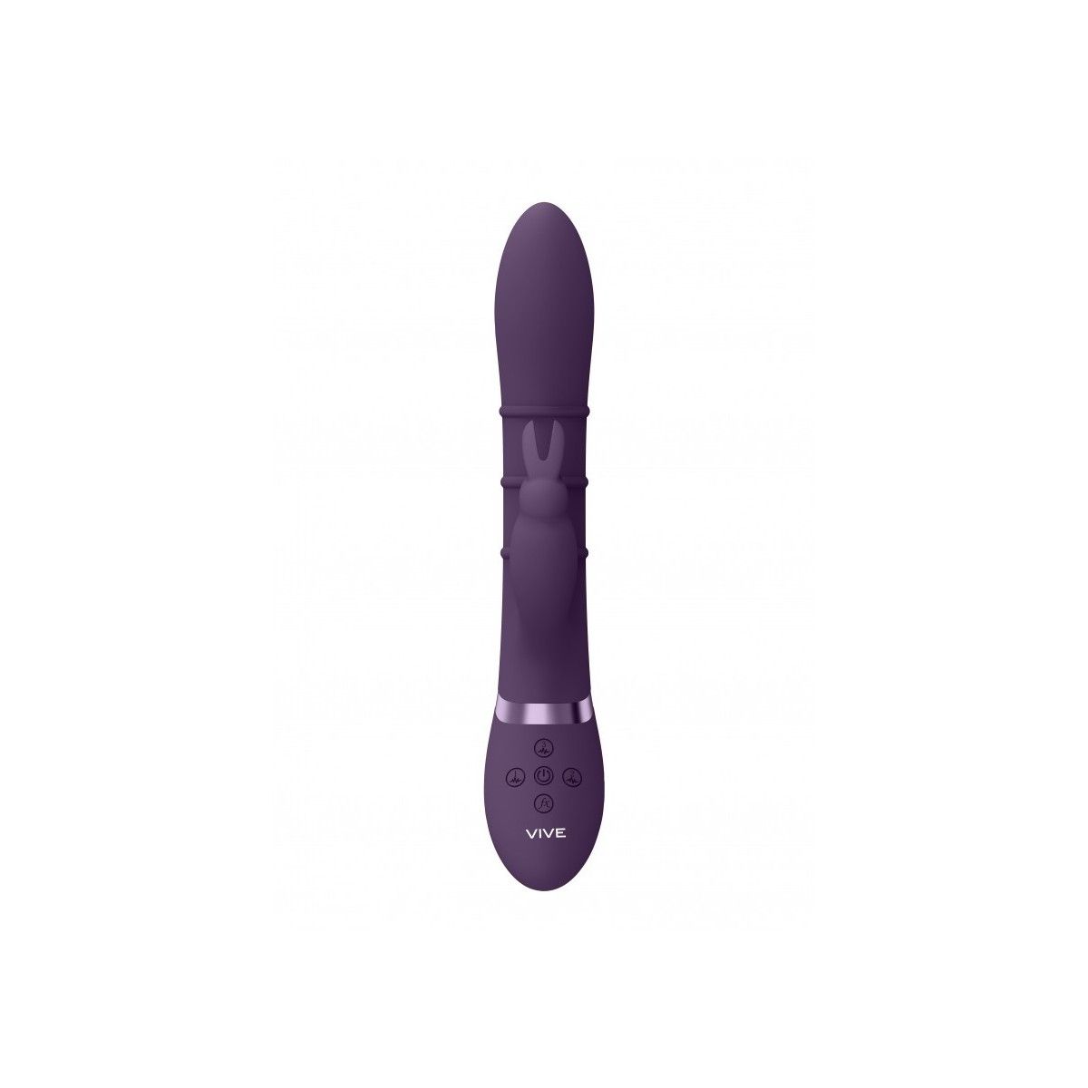 Vibratore vaginale rabbit Stimulating Rings, Vibrating G-Spot Rabbit Purple