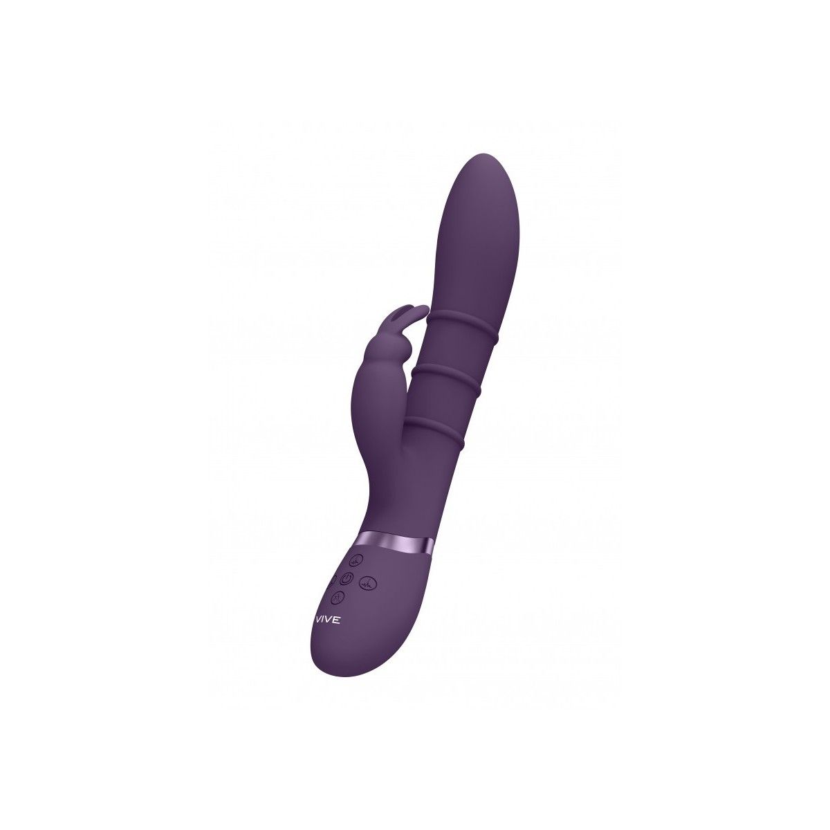 Vibratore vaginale rabbit Stimulating Rings, Vibrating G-Spot Rabbit Purple