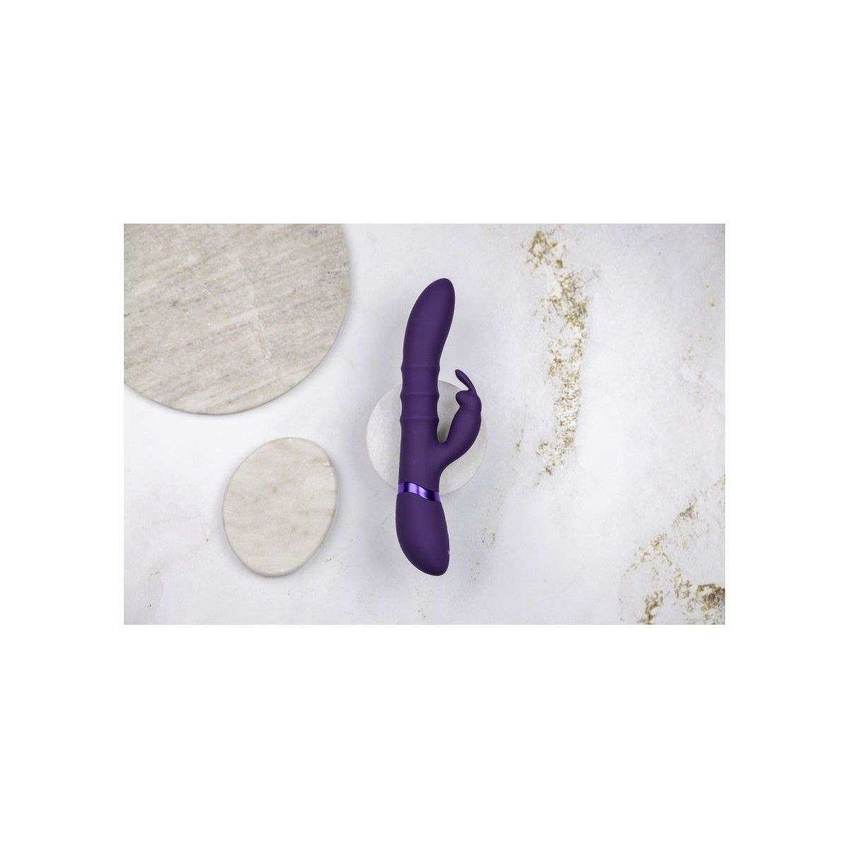 Vibratore vaginale rabbit Stimulating Rings, Vibrating G-Spot Rabbit Purple