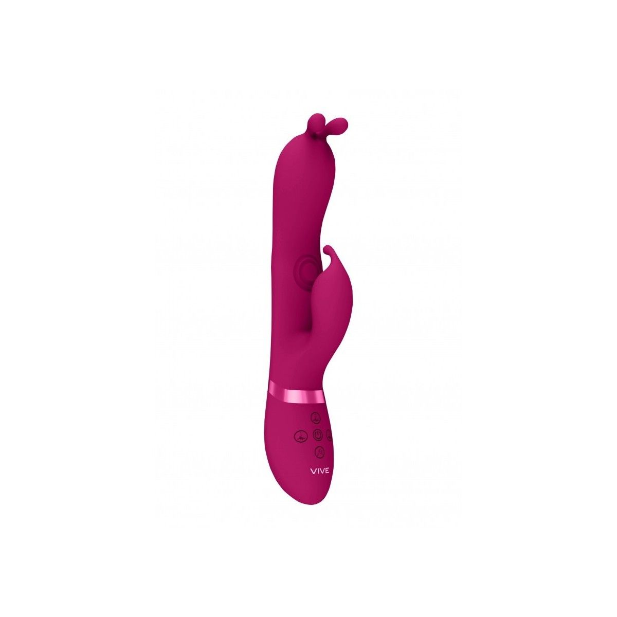 Vibratore vaginale rabbit Triple Action Vibrating Rabbit with PulseWave Shaft Pink