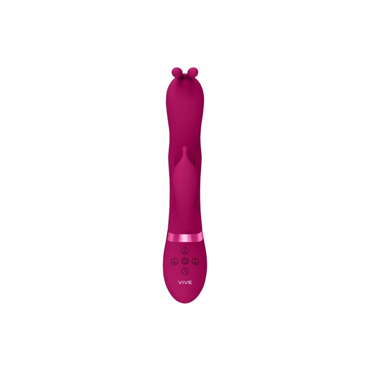 Vibratore vaginale rabbit Triple Action Vibrating Rabbit with PulseWave Shaft Pink