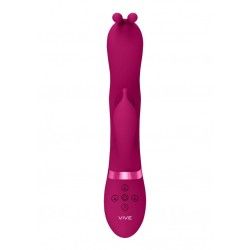 Vibratore rabbit tripla azione Pulse fucsia Vibratore rabbit tripla azione Pulse fucsia