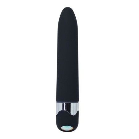 Vibratore classico Shiny Large 15,5 cm nero