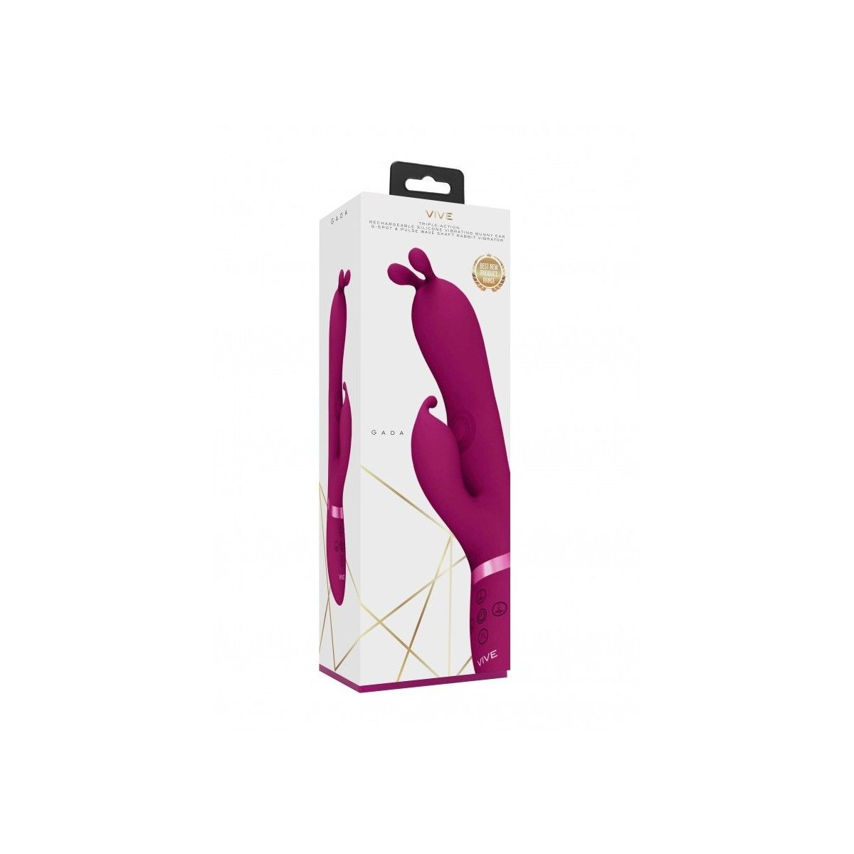 Vibratore vaginale rabbit Triple Action Vibrating Rabbit with PulseWave Shaft Pink