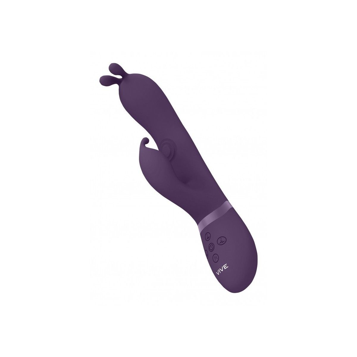 Vibratore vaginale rabbit Triple Action Vibrating Rabbit with PulseWave Shaft Purple