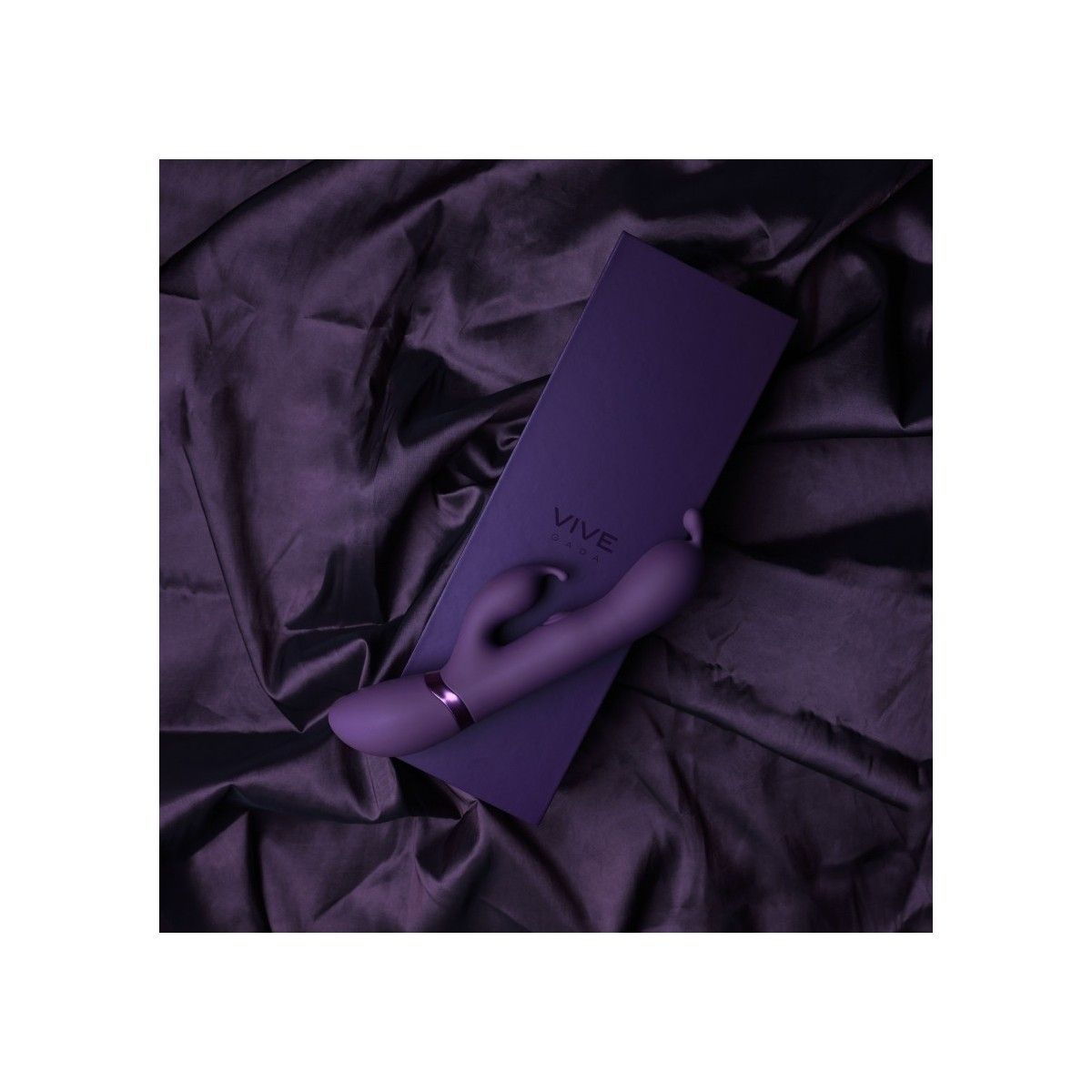 Vibratore vaginale rabbit Triple Action Vibrating Rabbit with PulseWave Shaft Purple