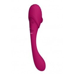 Vibratore vaginale doppia stimolazione fucsia Vibratore vaginale doppia stimolazione fucsia