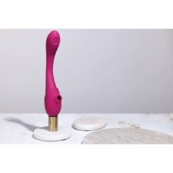 Vibratore vaginale doppia stimolazione fucsia Vibratore vaginale doppia stimolazione fucsia