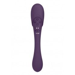Vibratore vaginale doppia stimolazione viola Vibratore vaginale doppia stimolazione viola