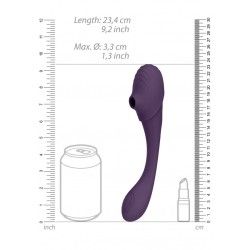 Vibratore vaginale doppia stimolazione viola Vibratore vaginale doppia stimolazione viola