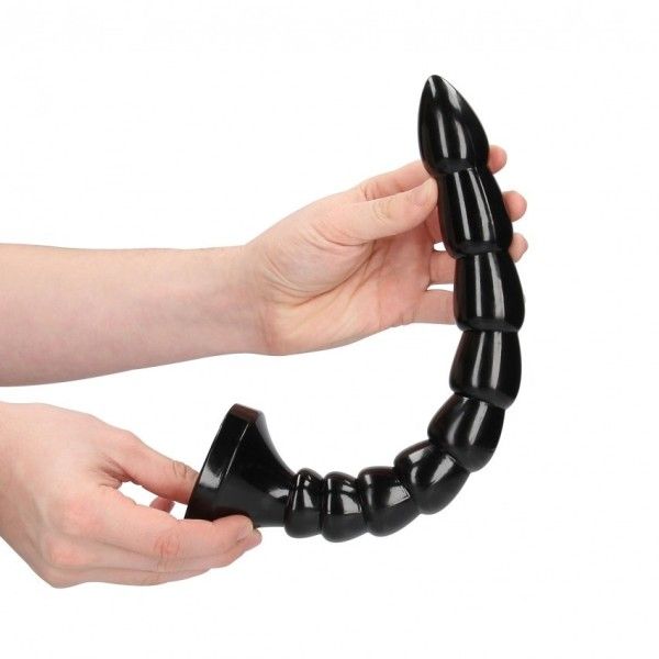 Dildo Anale Stacked Snake 34 cm nero