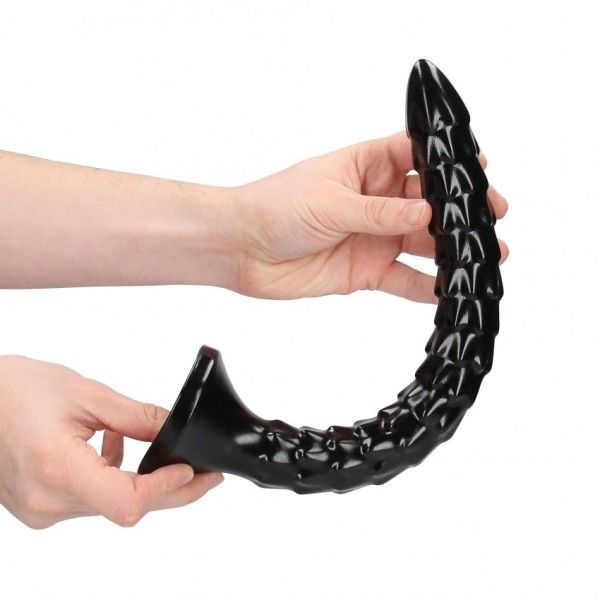 Dildo anale Scaled Snake 35 cm nero