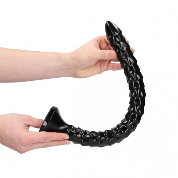 Dildo anale Scaled Snake 45 cm nero