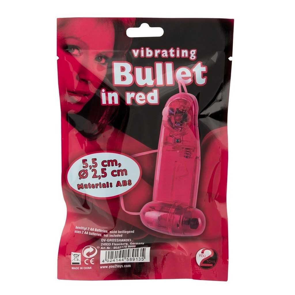 Ovulo con vibrazione red vibro bullet