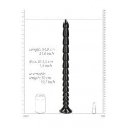 Dildo Anale Stacked Snake 55 cm nero Dildo Anale Stacked Snake 55 cm nero
