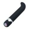 Vibratore punto G Exquisite nero a pile 15 cm Vibratore punto G Exquisite nero a pile 15 cm