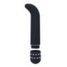 Vibratore per punto G nero Diamond a pile Vibratore per punto G nero Diamond a pile