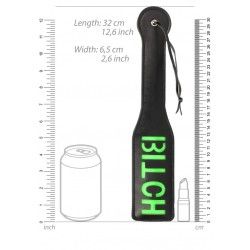 Sculacciatore Paddle Bitch nero/verde fluo Sculacciatore Paddle Bitch nero/verde fluo
