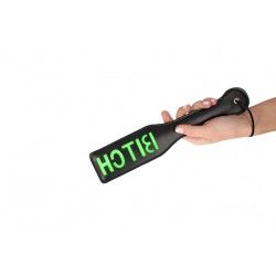 Sculacciatore Paddle Bitch nero/verde fluo Sculacciatore Paddle Bitch nero/verde fluo