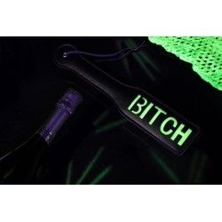 Sculacciatore Paddle Bitch nero/verde fluo Sculacciatore Paddle Bitch nero/verde fluo