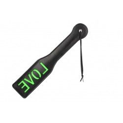 Sculacciatore Paddle Love nero/verde fluo Sculacciatore Paddle Love nero/verde fluo