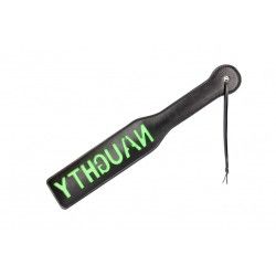 Sculacciatore Paddle Naughty nero/verde fluo Sculacciatore Paddle Naughty nero/verde fluo