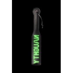 Sculacciatore Paddle Naughty nero/verde fluo Sculacciatore Paddle Naughty nero/verde fluo