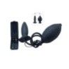 Plug gonfiabile vibrante Anal Explorer nero Plug gonfiabile vibrante Anal Explorer nero