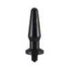 Plug anale vibrante 12,4 cm Large nero Plug anale vibrante 12,4 cm Large nero