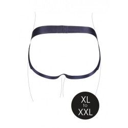 Slip strap-on aperto dietro e bullet vibrante Slip strap-on aperto dietro e bullet vibrante
